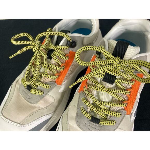 Zara Unisex Chunky Sneakers Breathable Mesh Cushioned Lace Up Multicolor EU 42 - Picture 9 of 13